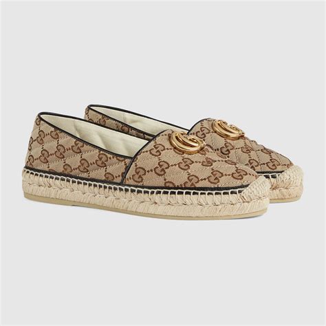 gucci black canvas espadrilles